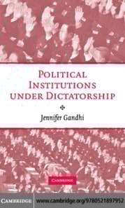 Political Institutions under Dictatorship