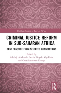 Criminal Justice Reform in Sub-Saharan Africa