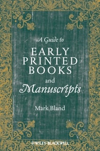 Guide to Early Printed Books and Manuscripts