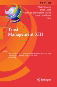 Trust Management XIII