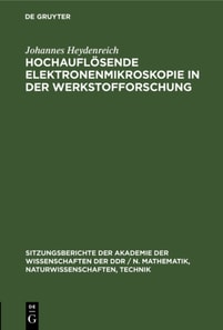 Hochauflosende Elektronenmikroskopie in der Werkstofforschung