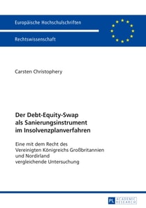 Der Debt-Equity-Swap als Sanierungsinstrument im Insolvenzplanverfahren