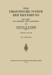 Das Pirquetsche System der Ernährung