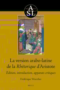 version arabo-latine de la Rhetorique d'Aristote