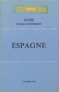 Etudes economiques de l'OCDE : Espagne 1971
