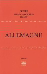 Etudes economiques de l'OCDE : Allemagne 1983