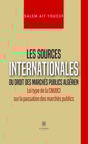 Les sources internationales du droit des marches publics algerien