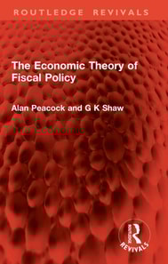 Economic Theory of Fiscal Policy