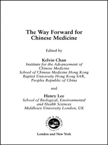 Way Forward for Chinese Medicine