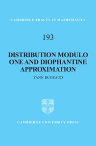 Distribution Modulo One and Diophantine Approximation