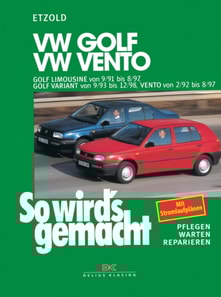 VW Golf III Limousine 9/91-8/97, Golf Variant 9/93-12/98, Vento 2/92-8/97
