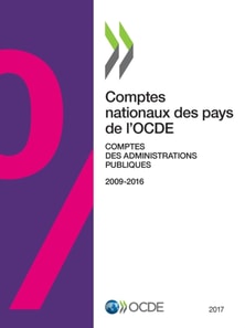 Comptes nationaux des pays de l'OCDE, Comptes des administrations publiques 2017