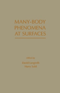 Many - Body Phenomena At Surfaces