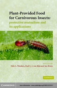 Plant-Provided Food for Carnivorous Insects