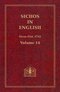 Sichos In English, Volume 14: Sivan-Elul, 5742