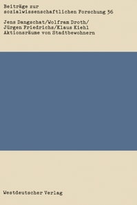 Aktionsräume von Stadtbewohnern