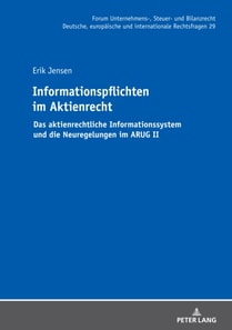 Informationspflichten im Aktienrecht