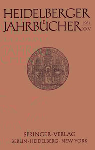 Heidelberger Jahrbücher