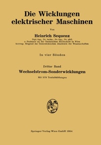 Die Wicklungen elektrischer Maschinen