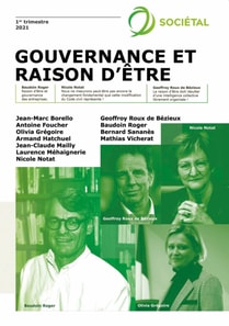 Revue societal : Gouvernance et raison d'etre