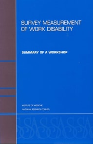 Survey Measurement of Work Disability