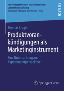 Produktvorankündigungen als Marketinginstrument
