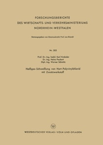Heißgas-Schweißung von Hart-Polyvinylchlorid mit Zusatzwerkstoff