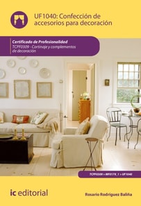 Confeccion de accesorios para decoracion. TCPF0309