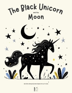 Black Unicorn And The Moon And Other Bilingual German-English Stories for Kids
