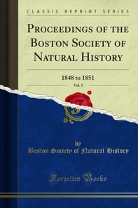 Proceedings of the Boston Society of Natural History