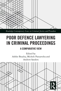 Poor Defence Lawyering in Criminal Proceedings