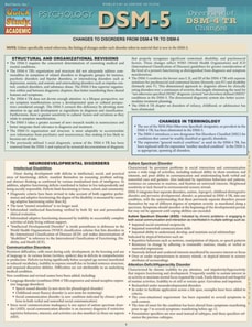 DSM-5 Overview of DSM-4 Changes