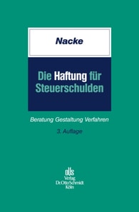 Die Haftung für Steuerschulden