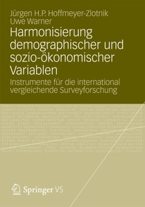 Harmonisierung demographischer und sozio-ökonomischer Variablen