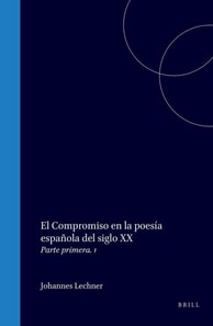 Compromiso en la poesia espanola del siglo XX