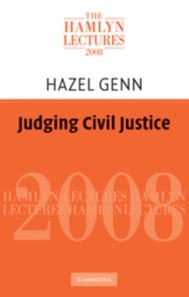 Judging Civil Justice