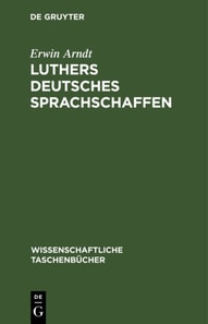 Luthers deutsches Sprachschaffen