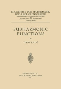 Subharmonic Functions