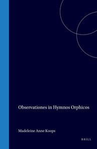 Observationes in Hymnos Orphicos