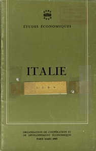 Etudes economiques de l'OCDE : Italie 1965