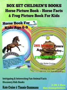 Box Set Children's Books: Horse Picture Book - Horse Facts & Frog Picture Book For Kids: 2 In 1 Box Set