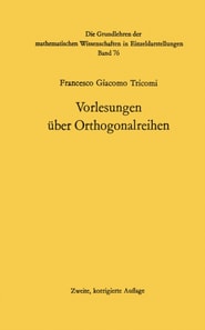 Vorlesungen über Orthogonalreihen