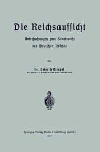 Die Reichsaufsicht