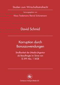 Korruption durch Bonuszuwendungen