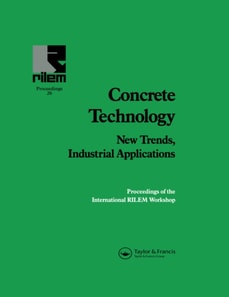 Concrete Technology: New Trends, Industrial Applications