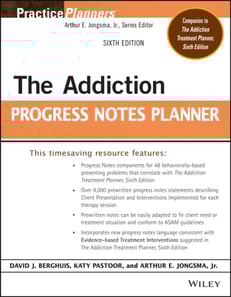 Addiction Progress Notes Planner