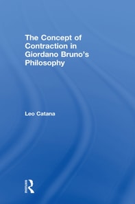 Concept of Contraction in Giordano Bruno's Philosophy