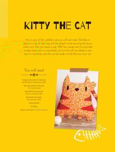 Kitty the Cat Soft Toy Pattern