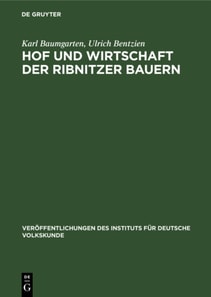 Hof und Wirtschaft der Ribnitzer Bauern