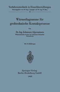 Wärmediagramme für großtechnische Kontaktprozesse